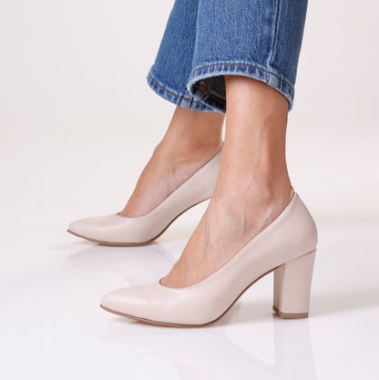 Low Heels | Leather Matte - 4 colors