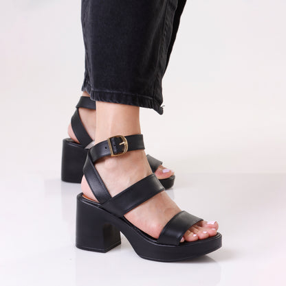 Chunky Strap Heels | 3 Colors