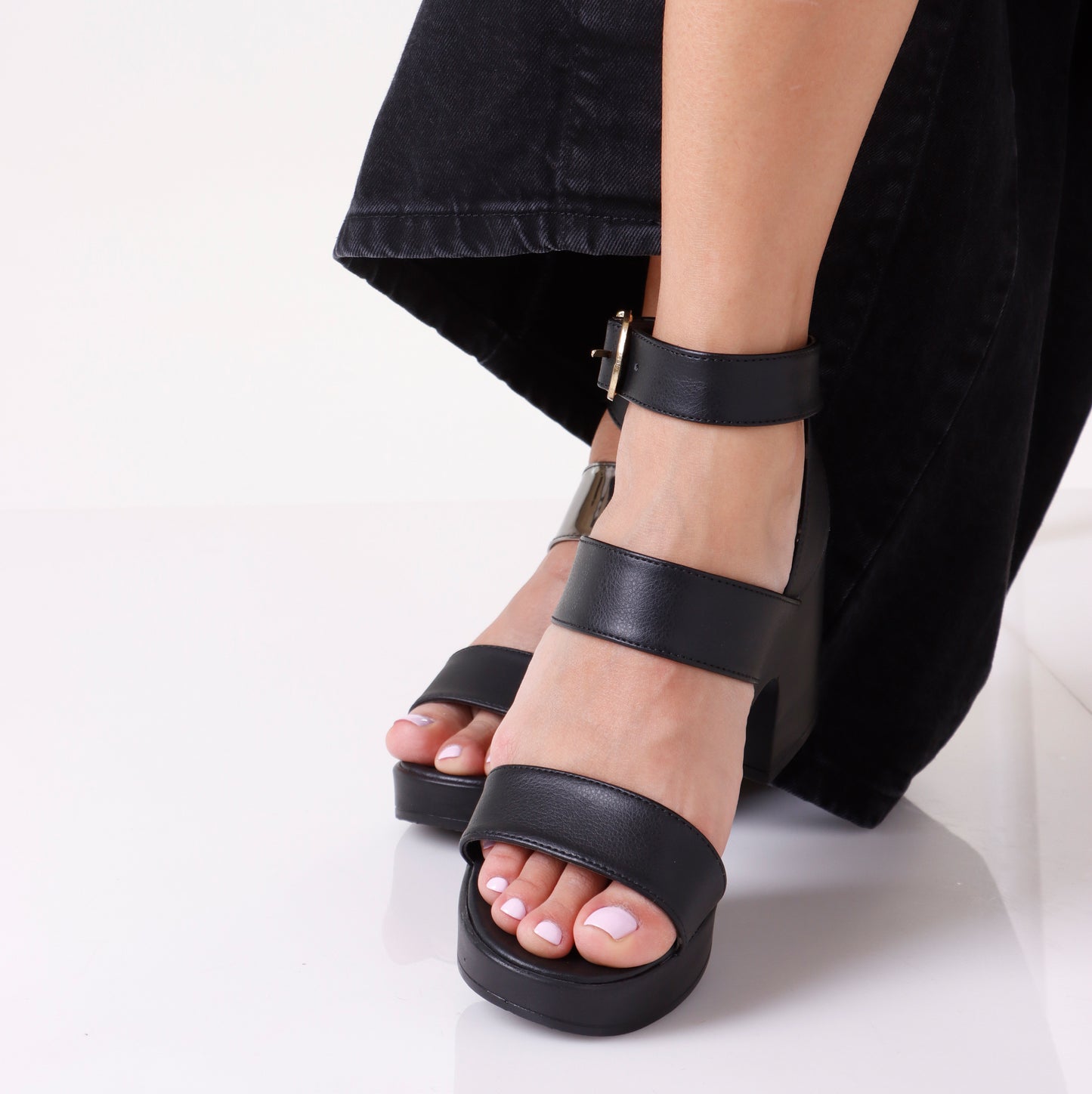 Chunky Strap Heels | 3 Colors