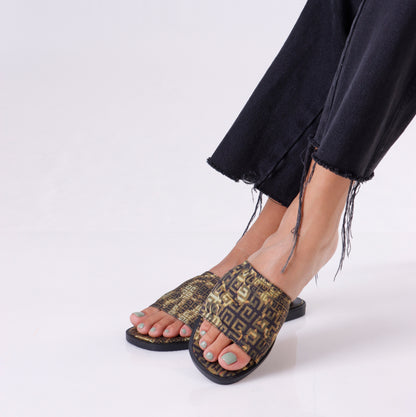 Flat Slipper | Leopard