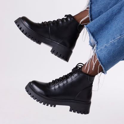 Ankle Boots Leather | Full Black