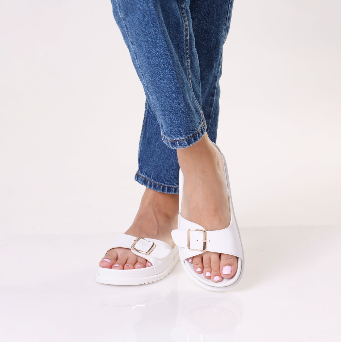 Flat Slipper | 1 Buckle