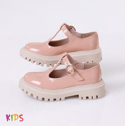 Buckle Sandal | Pink Glossy