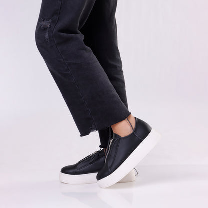 Slip On Platform | Zip Up - 3 Colors