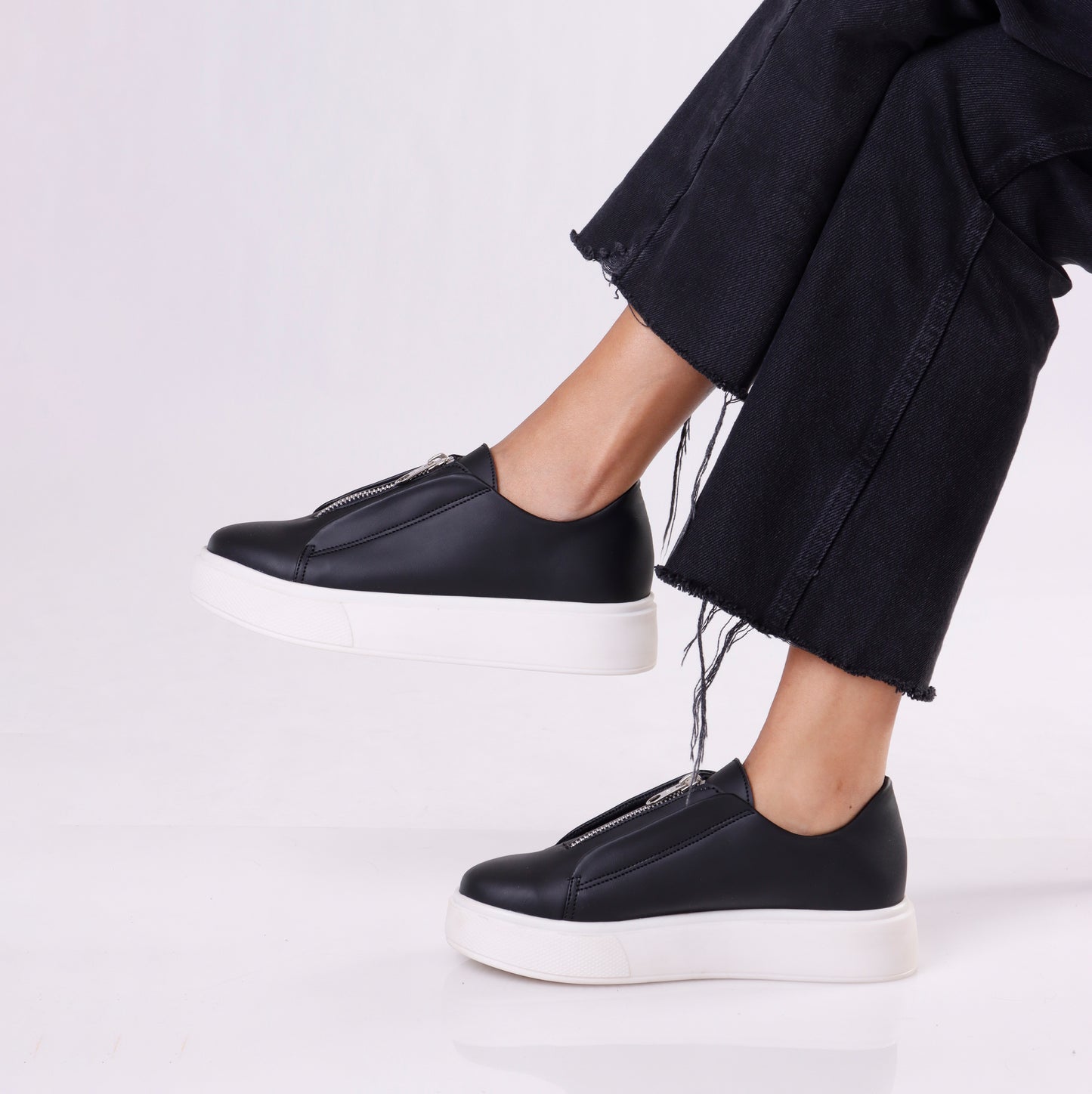 Slip On Platform | Zip Up - 3 Colors