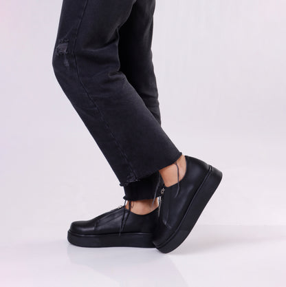 Slip On Platform | Zip Up - 3 Colors