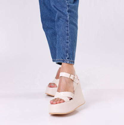 Chunky Wedge Sandal | Crossed - 3 Colors