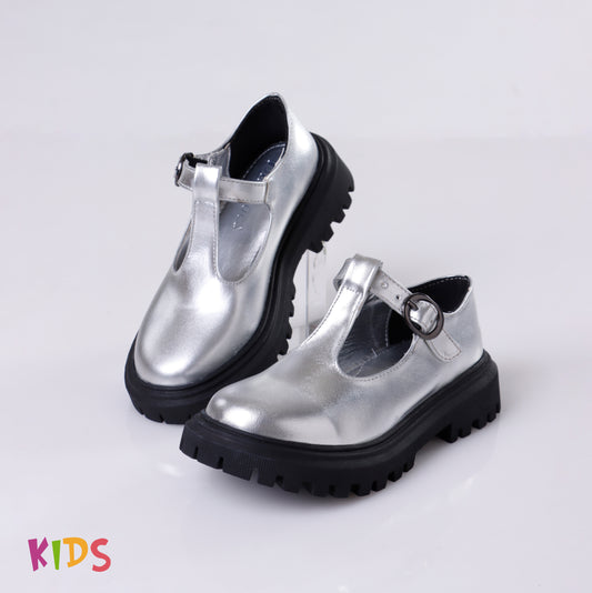 Buckle Sandal | Silver