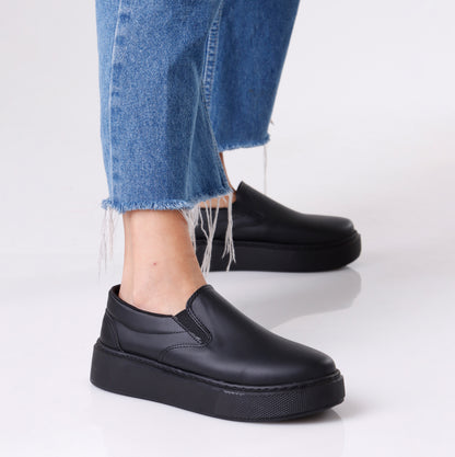 Slip On Platform | Full Black