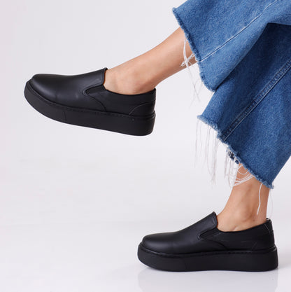 Slip On Platform | Full Black