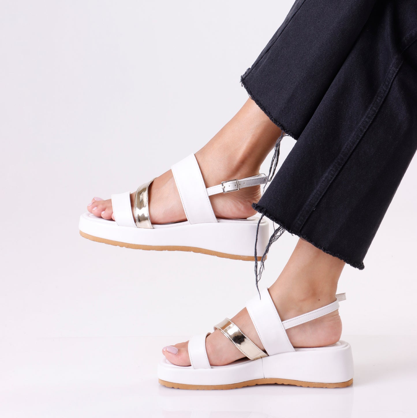 Platform Sandal | Stripes - 3 Colors