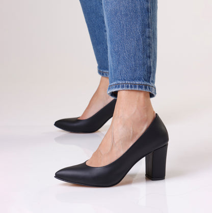 Low Heels | Leather Matte - 4 colors