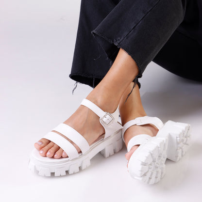 Chunky Sandal | Full White