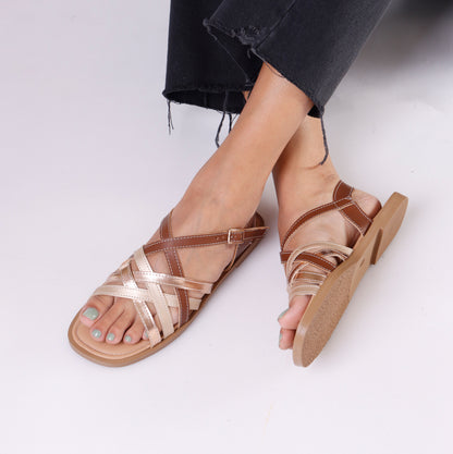 Flat Sandal | Stripes - 2 Colors