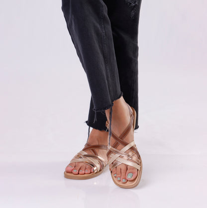 Flat Sandal | Stripes - 2 Colors