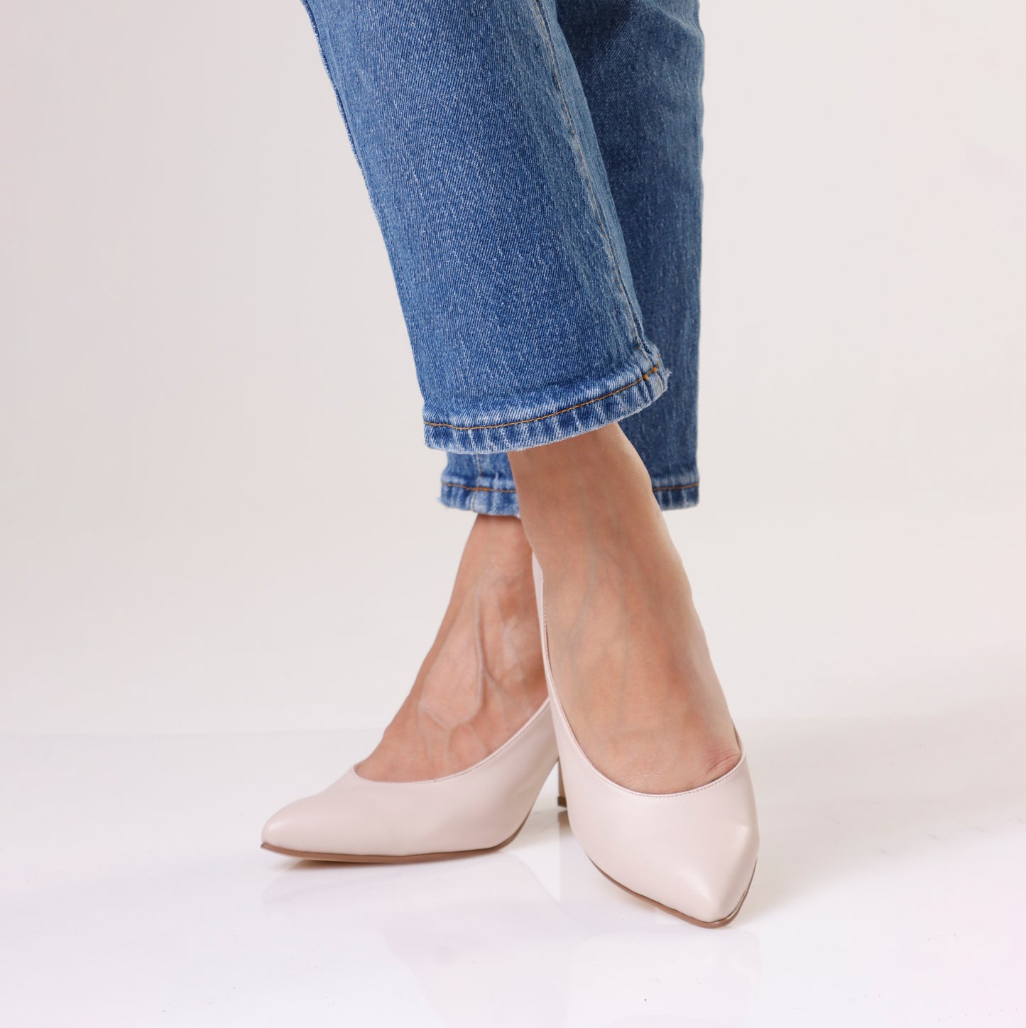 Low Heels | Leather Matte - 4 colors