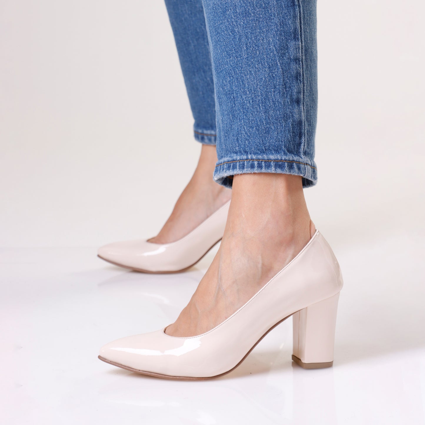 Low Heels | Glossy - 3 colors