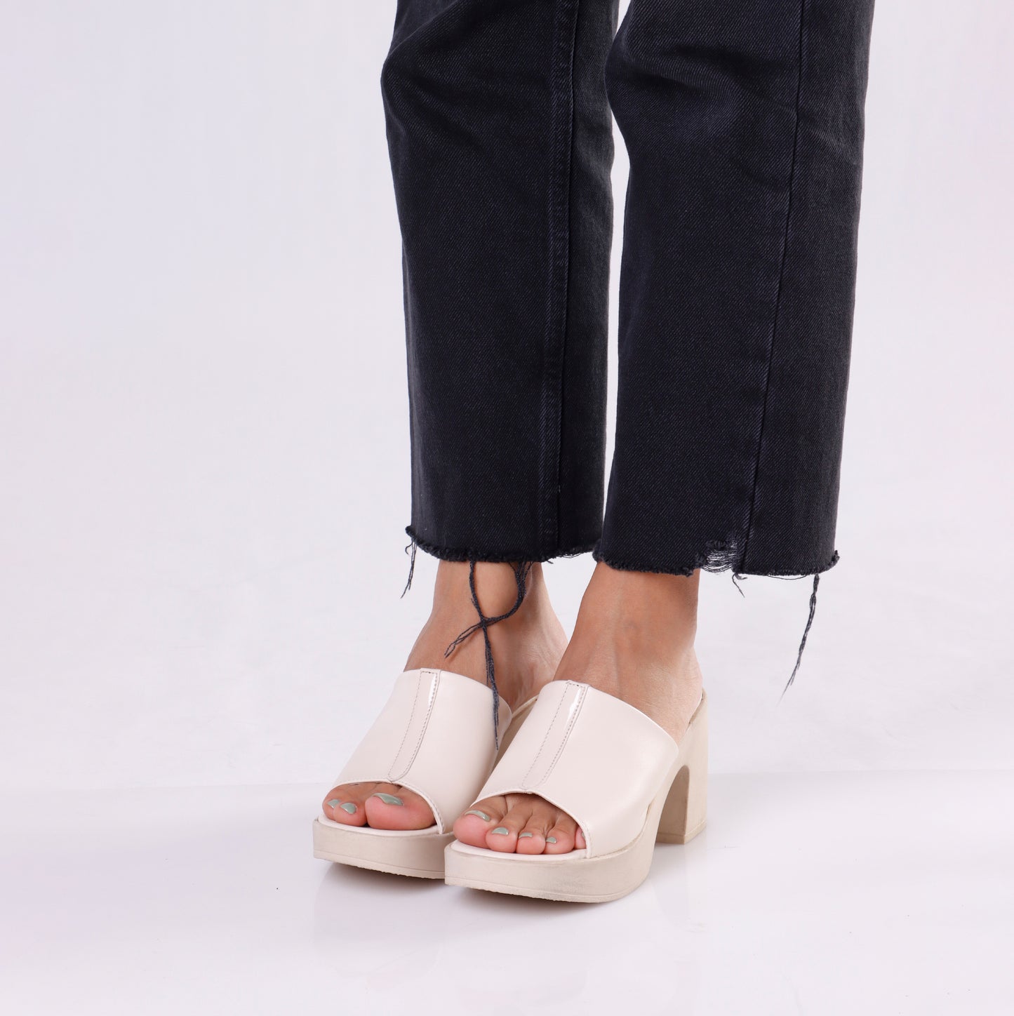 Chunky Slip On Heels | 3 Colors