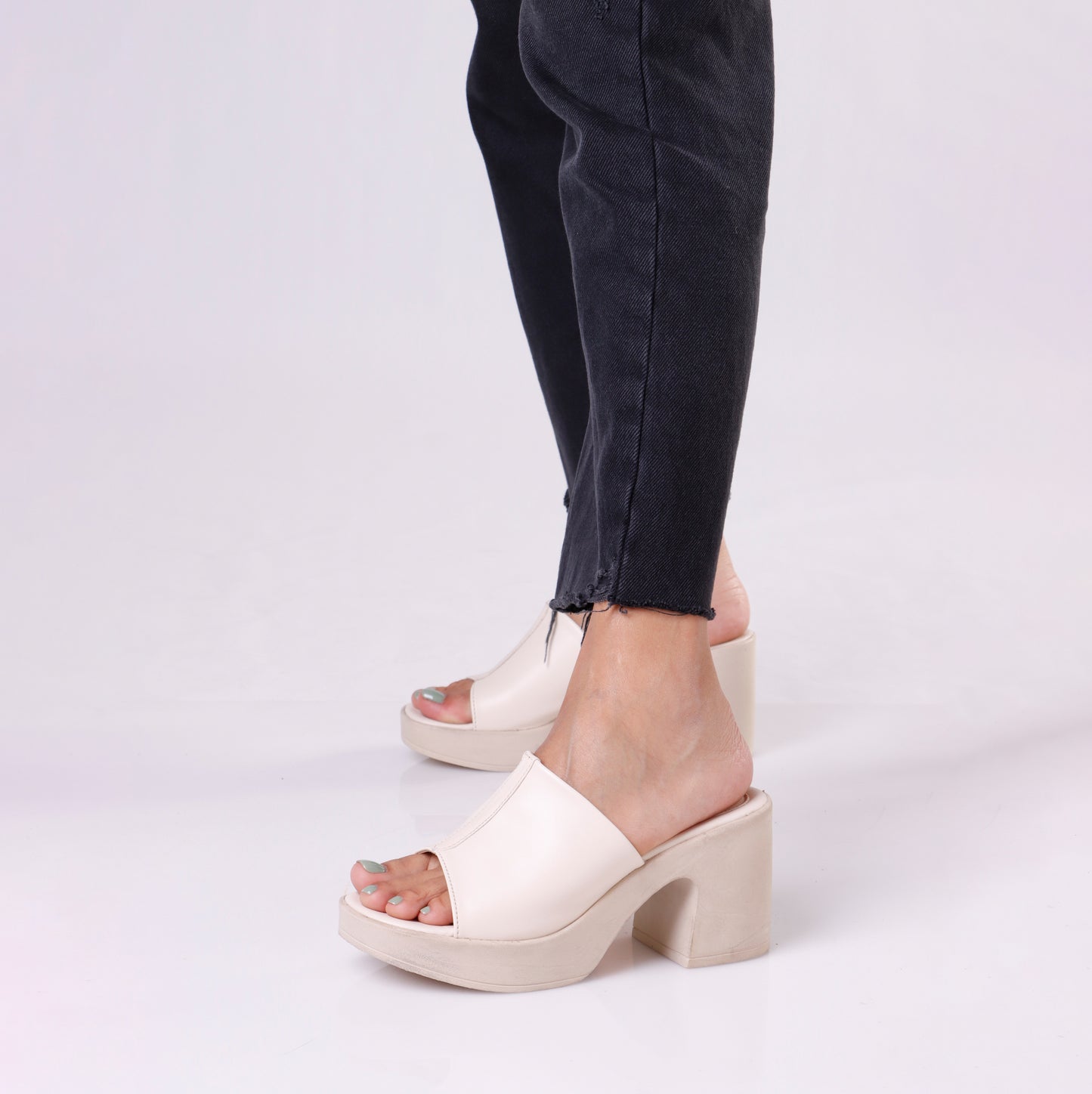 Chunky Slip On Heels | 3 Colors