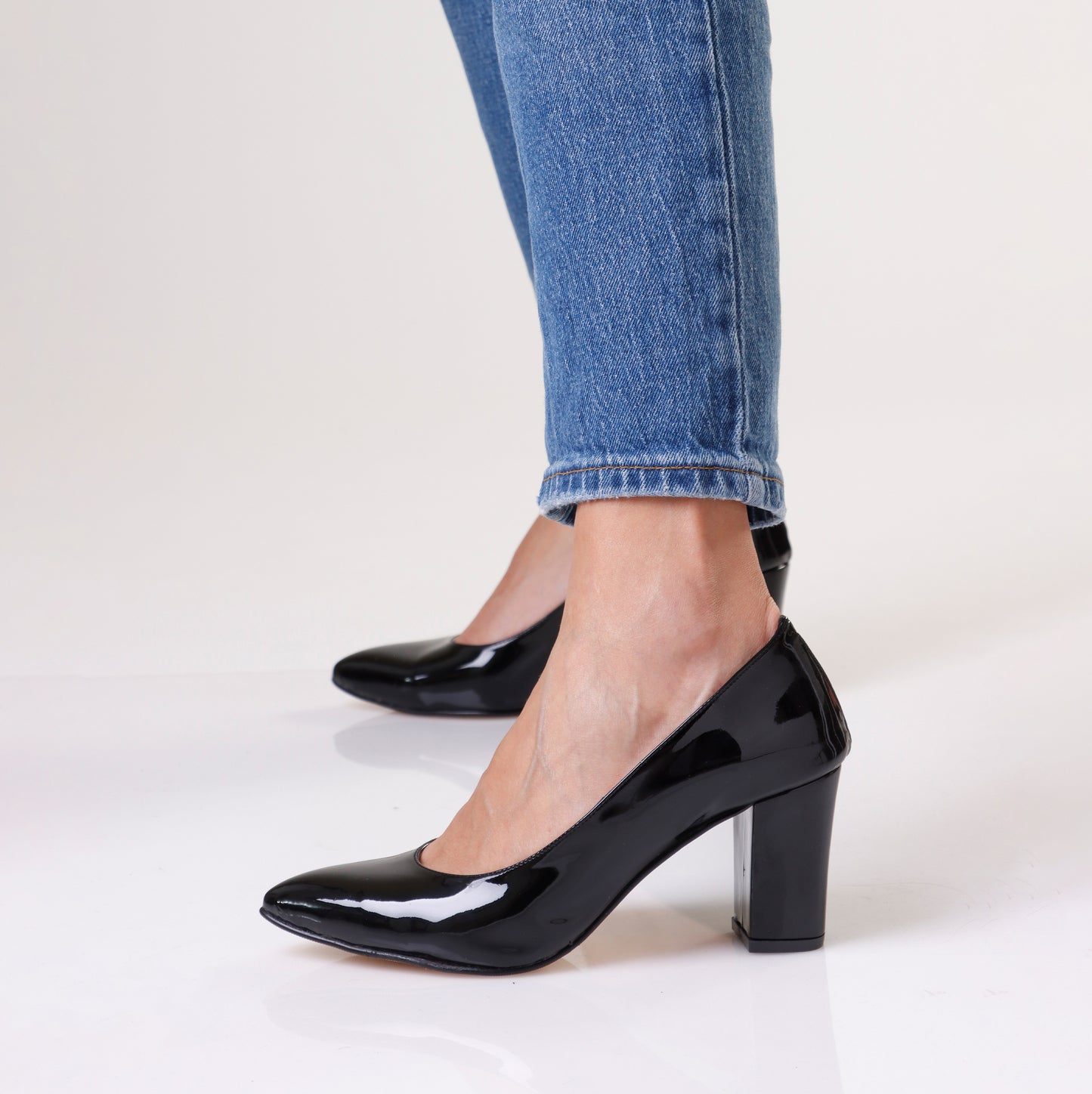 Low Heels | Glossy - 3 colors