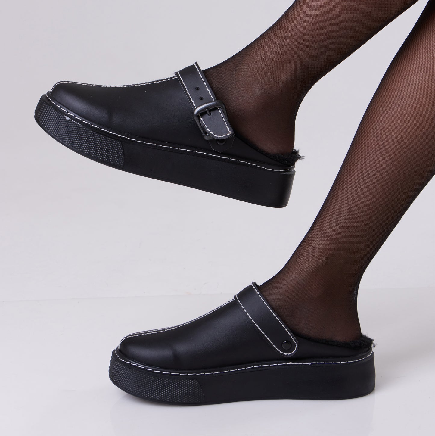 Slip on Loafer | Buckle Black