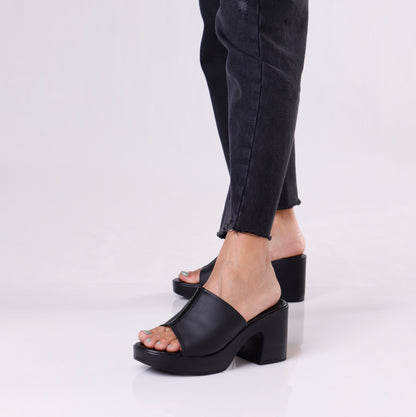 Chunky Slip On Heels | 3 Colors