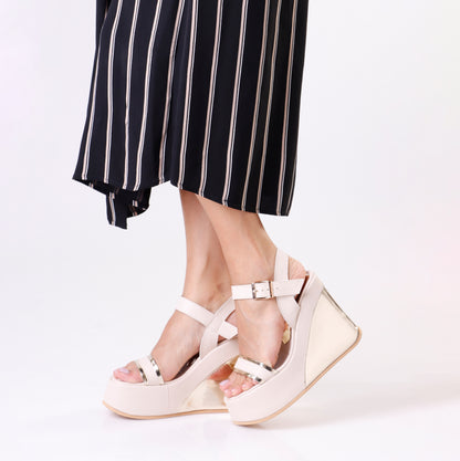 Chunky Wedge Sandal | Strap - 4 Colors