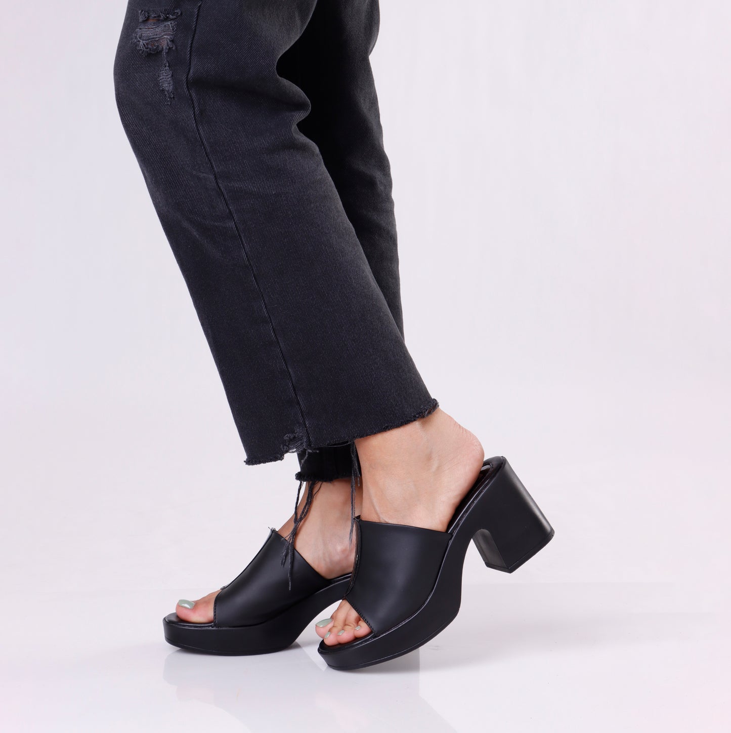 Chunky Slip On Heels | 3 Colors