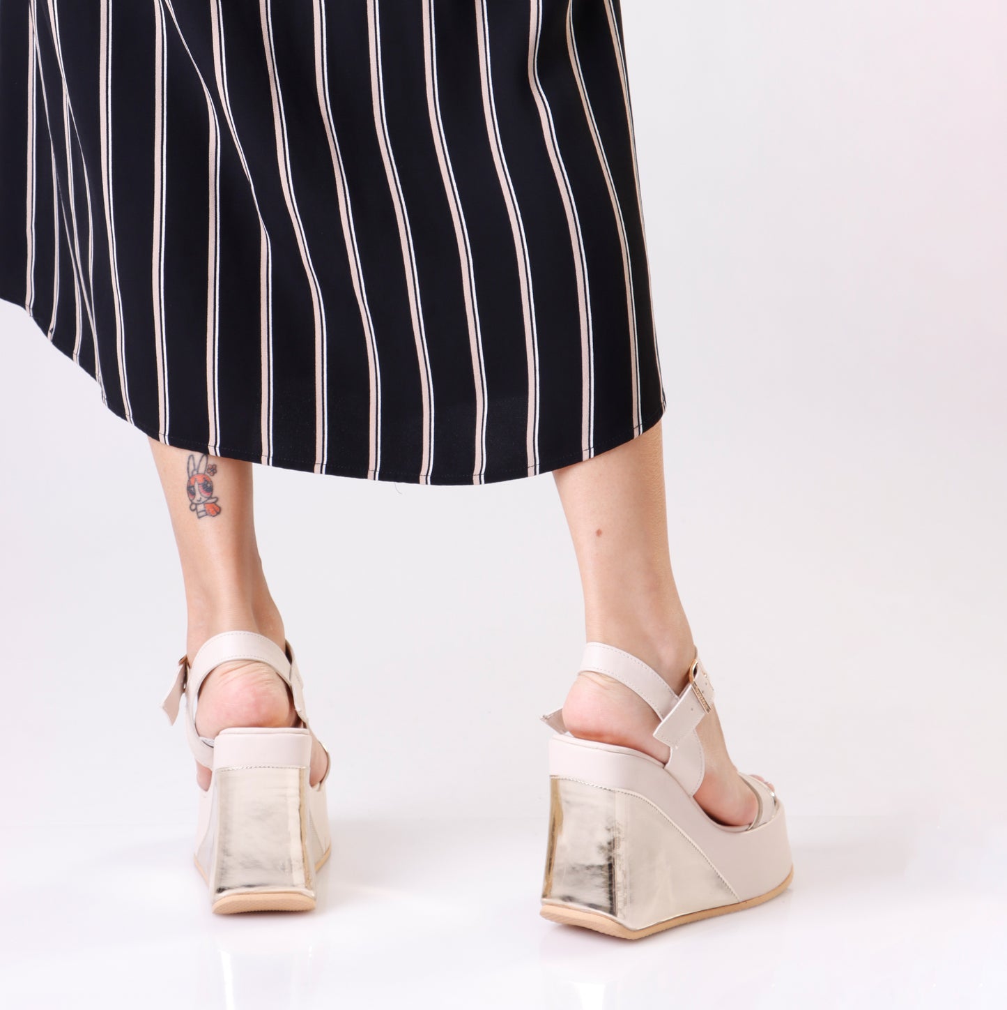 Chunky Wedge Sandal | Strap - 4 Colors