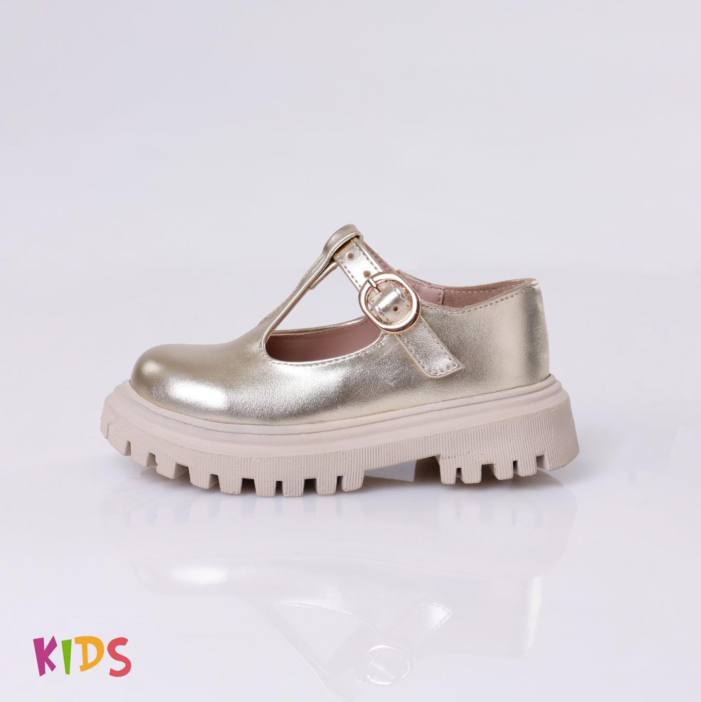 Buckle Sandal | Gold