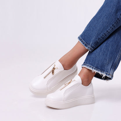 Slip On Platform | Zip Up - 3 Colors