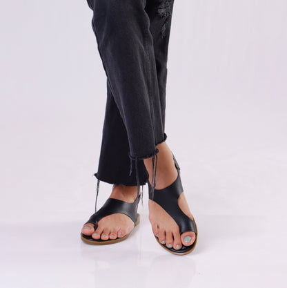 Flat Strap Toe Sandal | 2 Colors