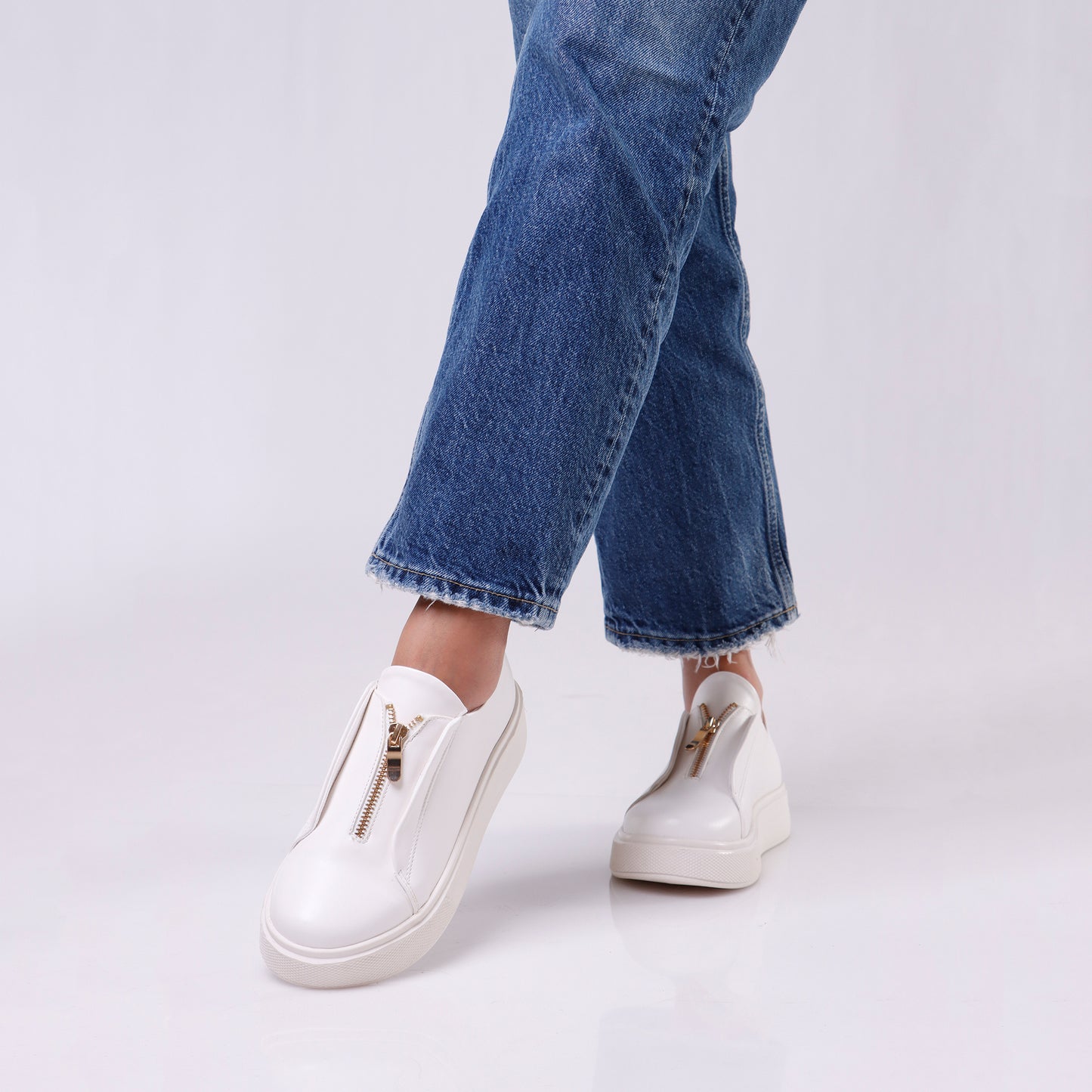 Slip On Platform | Zip Up - 3 Colors