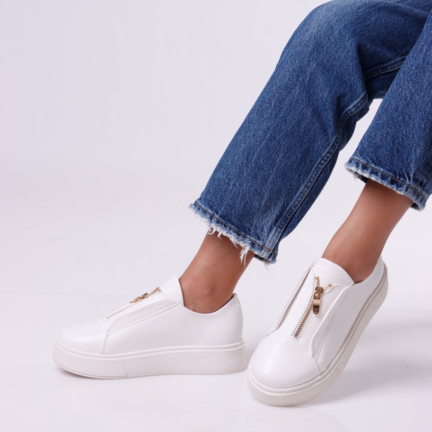 Slip On Platform | Zip Up - 3 Colors