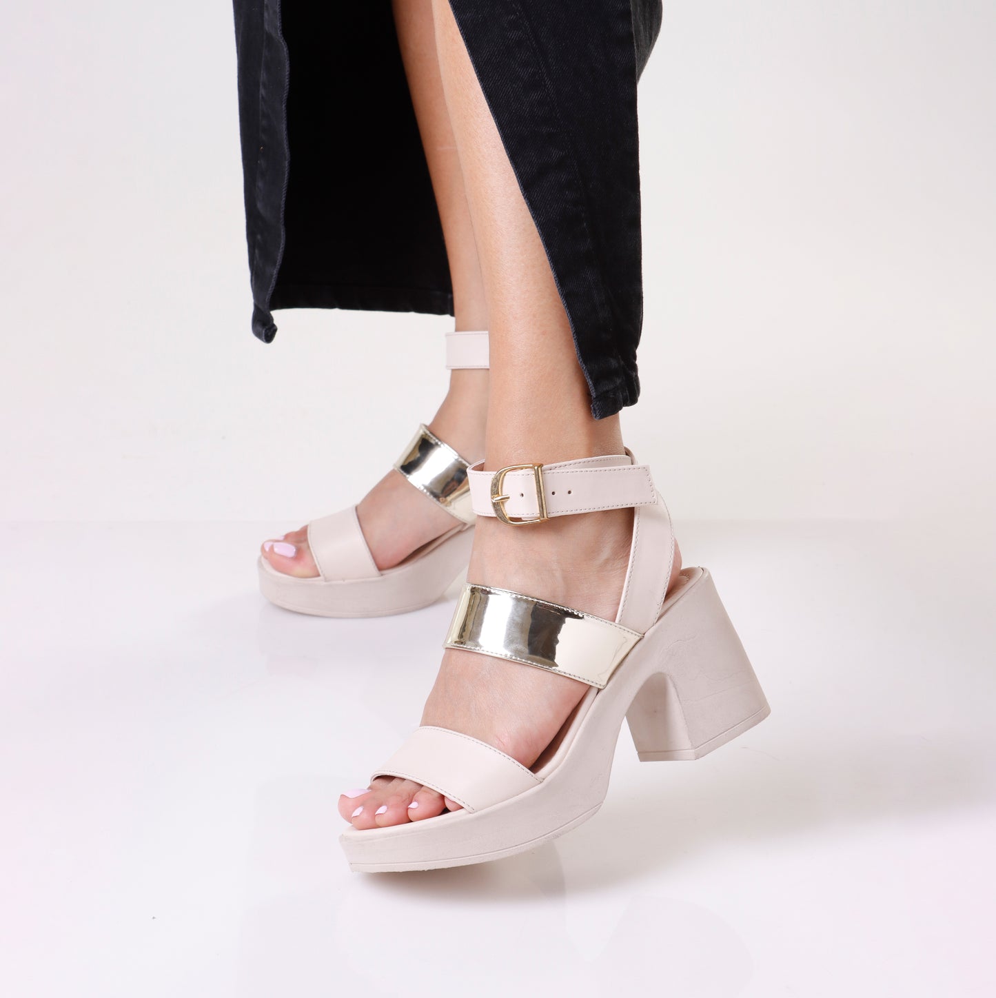 Chunky Strap Heels | 3 Colors