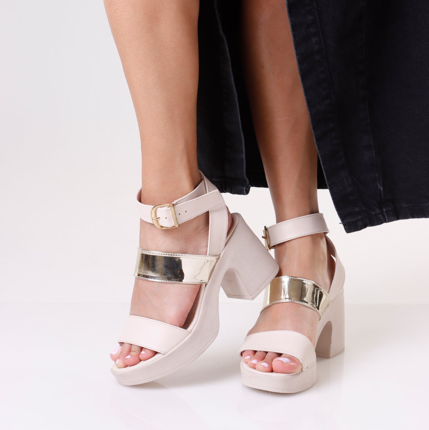 Chunky Strap Heels | 3 Colors